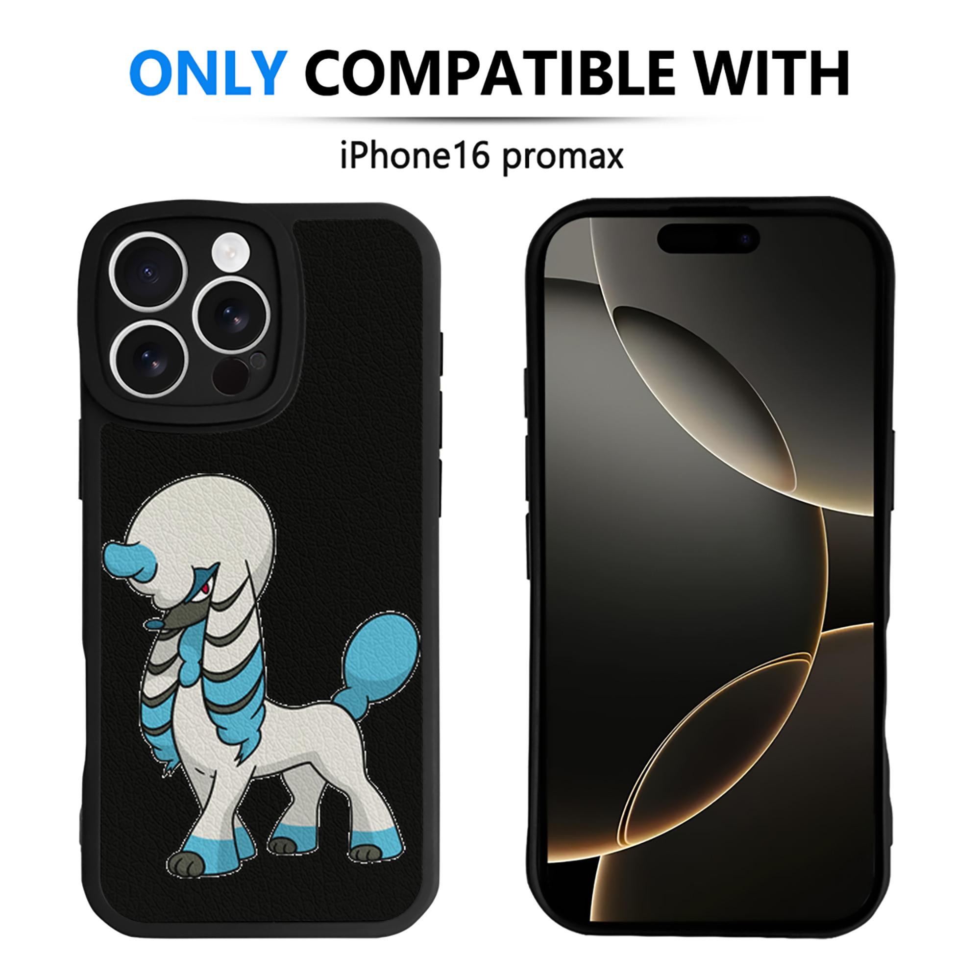 （画像用） ポケットモンスター Pokémon 【iPhone 16シリーズ対応】シリコンスマホケース（レザー調） 材質：シリコン